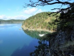 Looking North from a cliff on the Southwest side of the island.