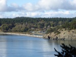 Looking over to Decatur Head, about 400 yards from James Island at the narrowest point.