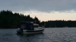 Our nightly anchorage between Dodd and Walsh islands