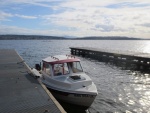 A bit breezy, but not a bad day for a lake trip