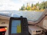 Just zig-zagging around the lake in the lee of the 520 floating bridge, out of the big chop, getting some time on the motors