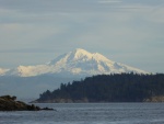 View of Mount Baker from Fossil Bay
