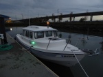 Safely back at the marina just before dark to wait out the windstorm expected Saturday morning.