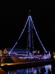 Sailboat at Cap Sante marina