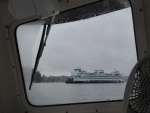 Entering Friday Harbor as a WSF is leaving