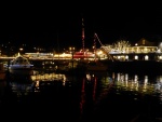 Waterfront at night