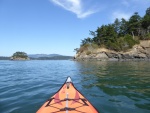 Paddling to Cone Island