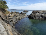 Hiking / scrambling around tiny Cone Island