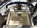 Bimini top also includes three piece camper back with clear vinyl windows and screens.  