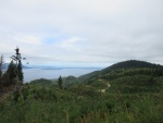 View at 2000 feet on Chuckanut looking over Bellingham Bay towards Hale's Pass and Point Francis