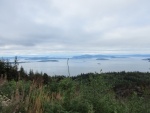 View at 2000 feet on Chuckanut looking out over San Juans