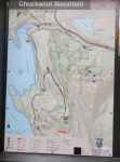 Trail map of Chuckanut Mountain area