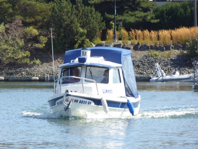 Crew of Limpet returning from a day trip Saturday