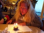Rosanne\'s birthday cupcake