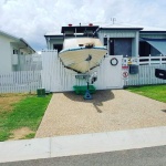 boat doesnt fit in driveway