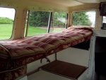 Upper Bunk Illustrated with Sofa Cushions