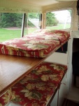 Bunk Beds Illustrated with Sofa Cushions