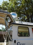 Cantilevered Bimini top