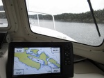 Entering Reid Harbor, Stuart Island on Saturday morning