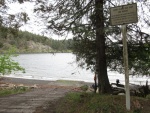 County launch ramp on Stuart Island