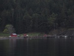 Looking across to the County dock in Prevost Harbor