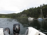 Departing Reid Harbor Sunday Morning