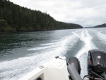 Cruising along the N. side of Shaw Island