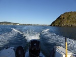 Leaving Cap Sante Marina Saturday morning just after 7