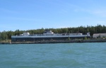 Retired car ferry awaiting salvage, Detour, MI