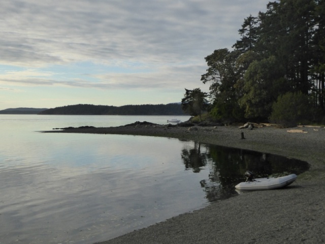 The West beach at Turn Island