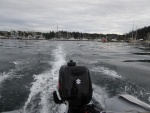 Evening dinghy cruise around the harbor