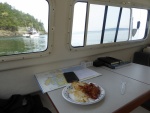 My usual boat breakfast. Mmmm.