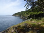 Looking northwest. Still a long hike to go, this island is bigger than I realized!