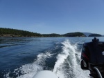 Leaving Shallow Bay, heading over to Patos