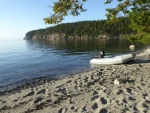 Beach on Little Sucia