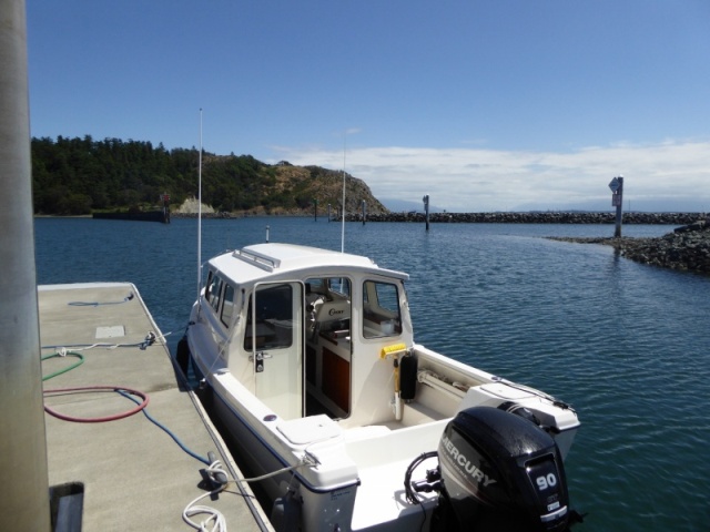 Fuel stop at Cap Sante