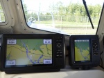 Third Project of the day - installing a second GPS, this one a Garmin GPSMap 547xs, purchased on clearance months ago.