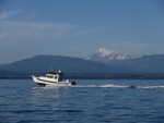 C-Dancer in front of Mount Baker