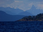 Looking across Georgia Strait to the mainland from the Parksville area