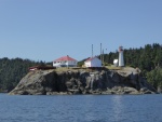 Chrome Island lighthouse station at the south end of Denman Island