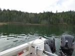 Pulling out of Octopus Islands anchorage Friday morning