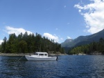 Anchored in Prideaux Haven