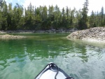 Exploring Prideaux Haven by dinghy