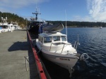 Customs dock at Friday Harbor on Sunday morning