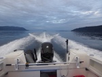 Flat calm heading past Lawrence Point on Orcas