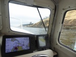 Cruising north along Spieden Island