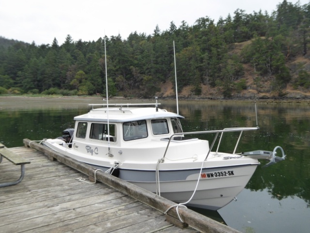 On the inner float in Reid Harbor