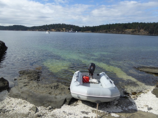 Beached on Cemetary Island