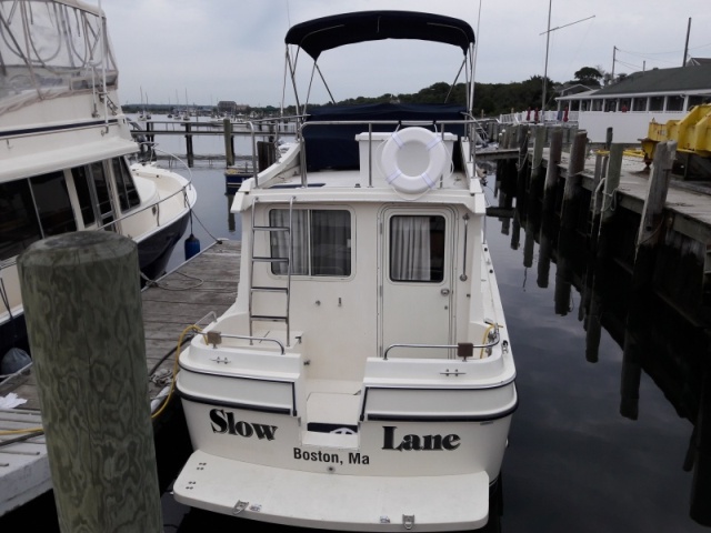 The boat is officially named and graphics are on! I thought a slow boat required a slow name.....