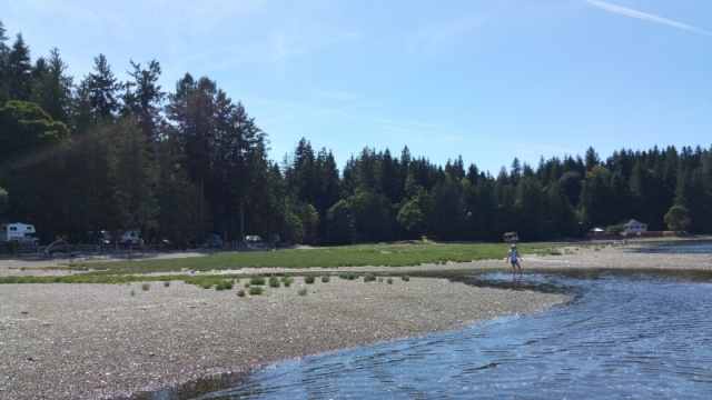 Inner bay of Rebecca Spit